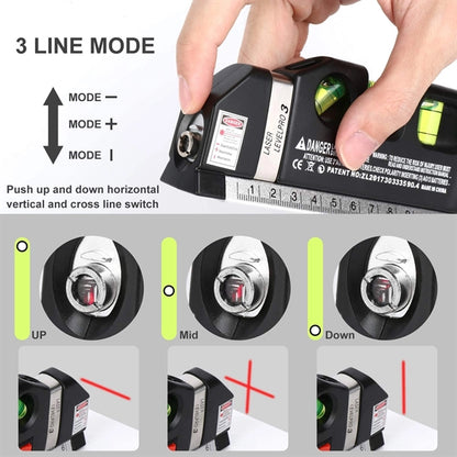Multifunction Laser Level With Tape Measure