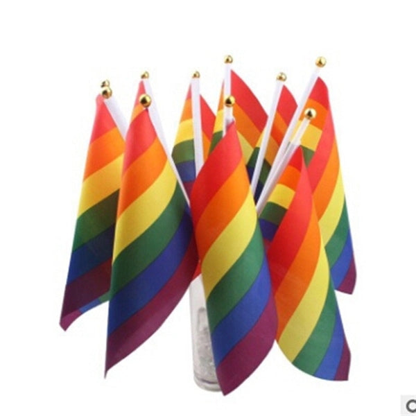 Durable Gay Lesbian Transgender Bisexual Rainbow Flag
