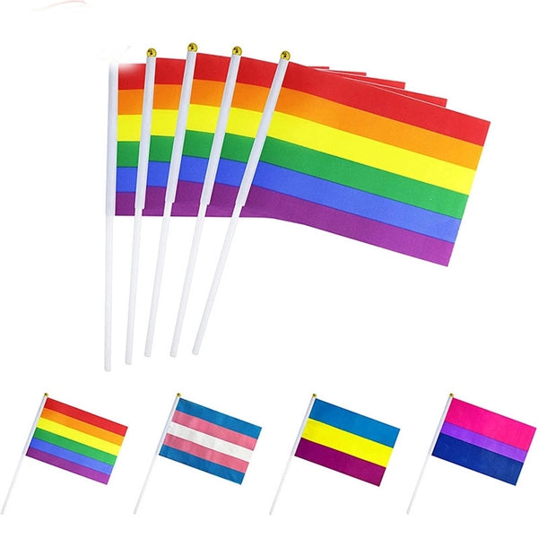 Durable Gay Lesbian Transgender Bisexual Rainbow Flag