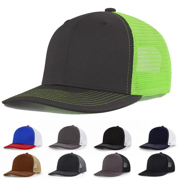 Premium Colorblock Trucker Cap