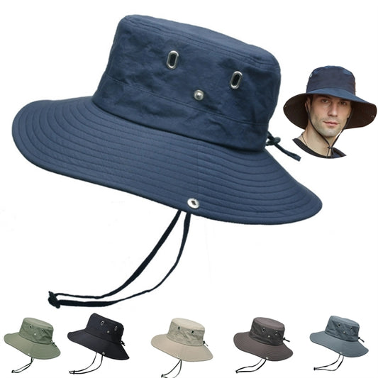 Outdoor Fishing Wide Brim Sun Bucket Hat