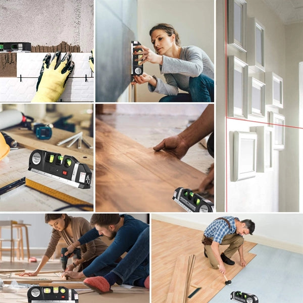 Multifunction Laser Level With Tape Measure