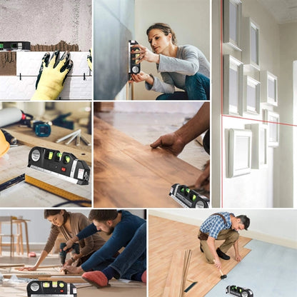Multifunction Laser Level With Tape Measure