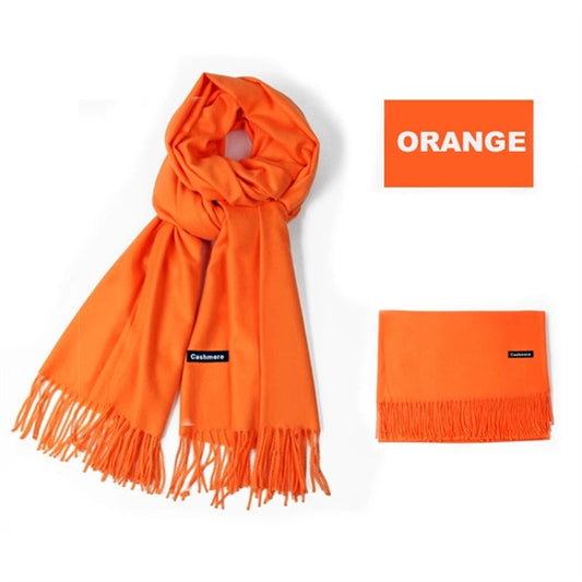 Scarfs Large Soft Silky Faux Cashmere Shawls Wraps in Solid