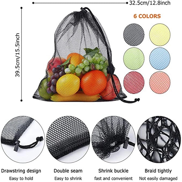 Drawstring Mesh Bag
