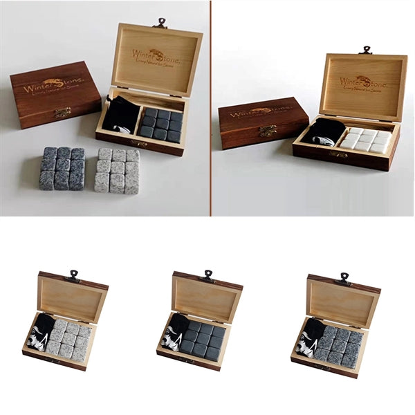 Granite Whiskey Ice Cube Kit