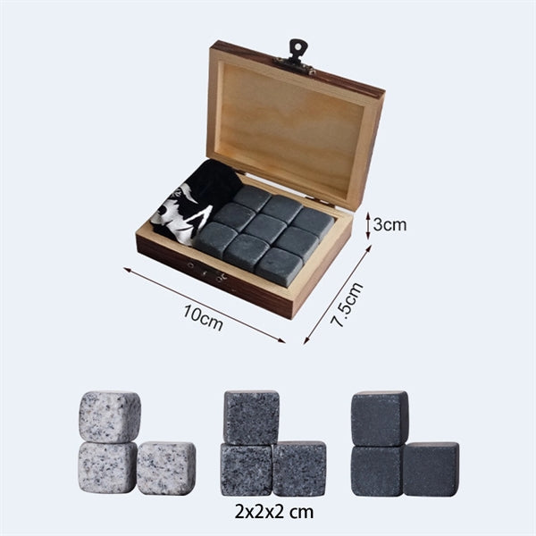 Granite Whiskey Ice Cube Kit