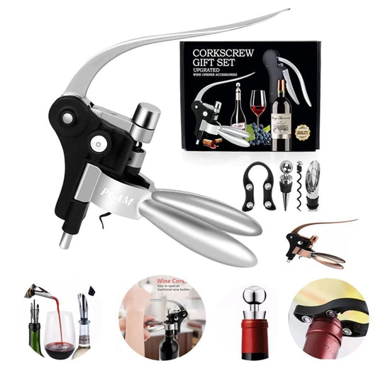 5 Pcs Wine Bottle Opener Corkscrew Set