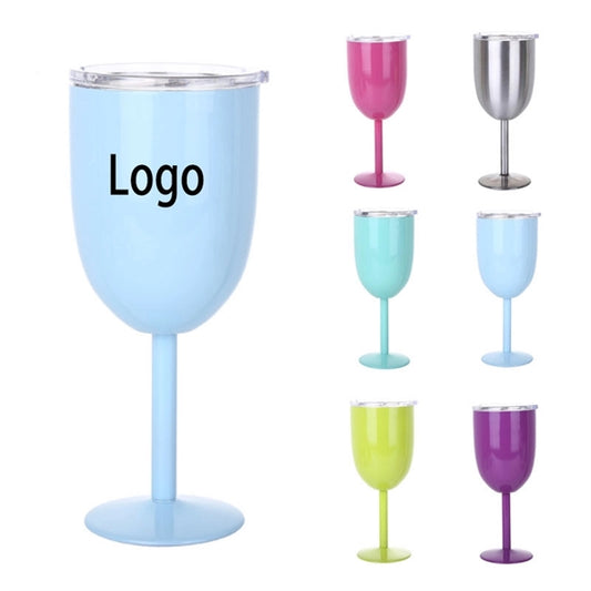 10oz Stainless Steel Wine Glass