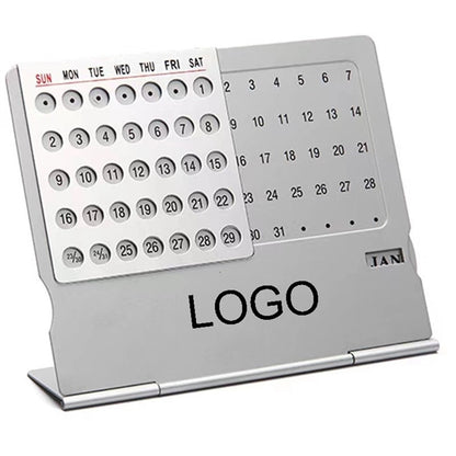 Aluminum Desk Calendar