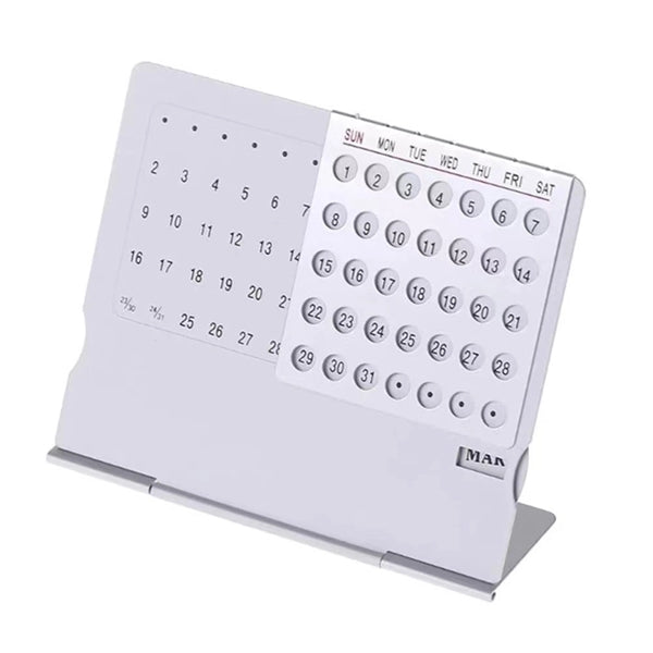 Aluminum Desk Calendar