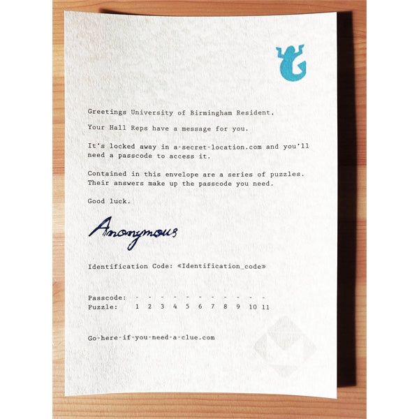 Puzzle Mailer - The Enigmagram an Escape Room Puzzle Gift