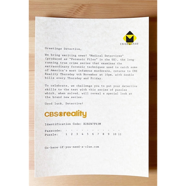 Puzzle Mailer - The Enigmagram an Escape Room Puzzle Gift