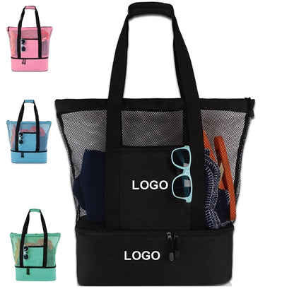 Portable Insulation Mesh Beach Bag