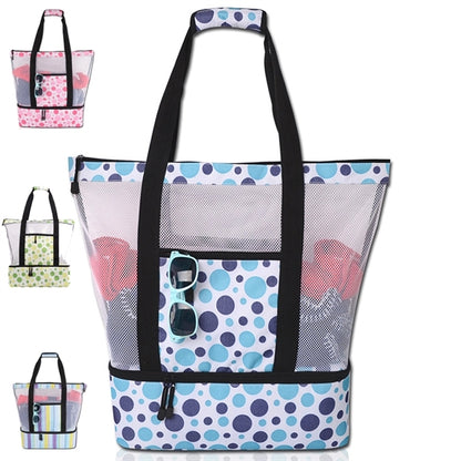 Portable Insulation Mesh Beach Bag