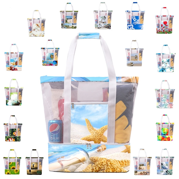 Portable Insulation Mesh Beach Bag