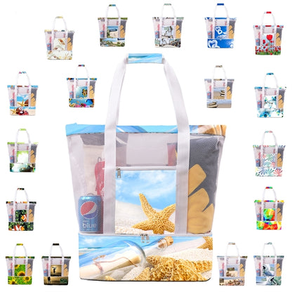 Portable Insulation Mesh Beach Bag