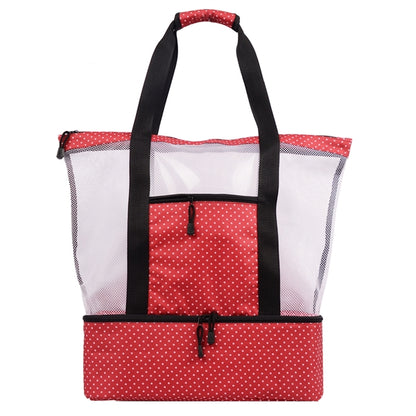 Portable Insulation Mesh Beach Bag