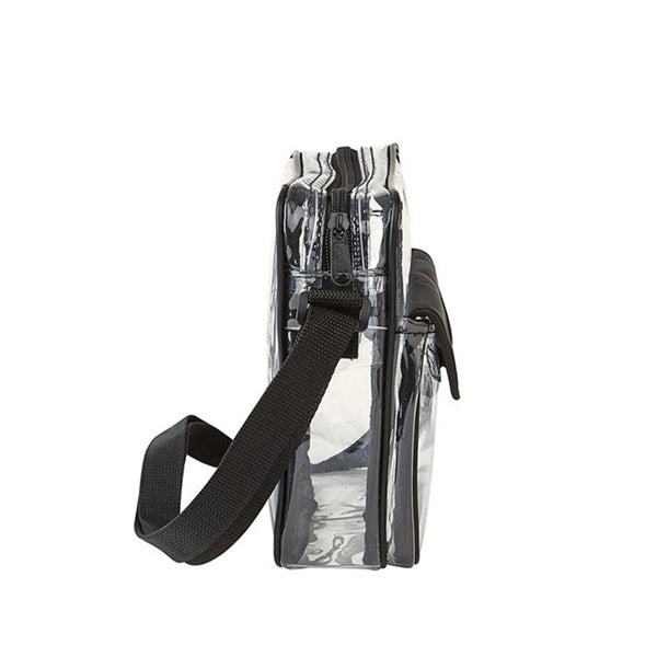 Clear Cross-Body Messenger Shoulder Bag