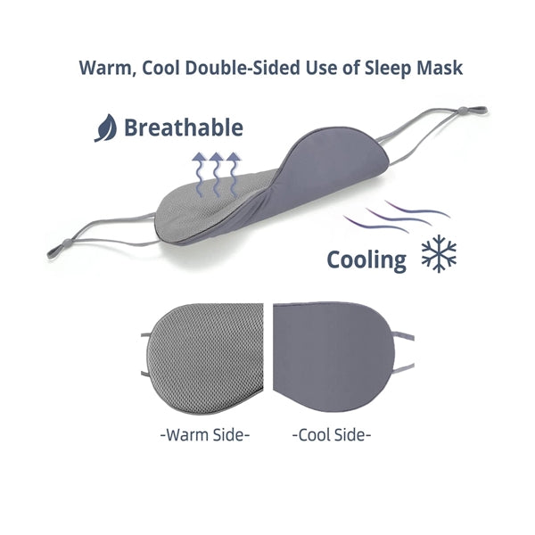 Double-Sided Cooling Warm Eye Cover