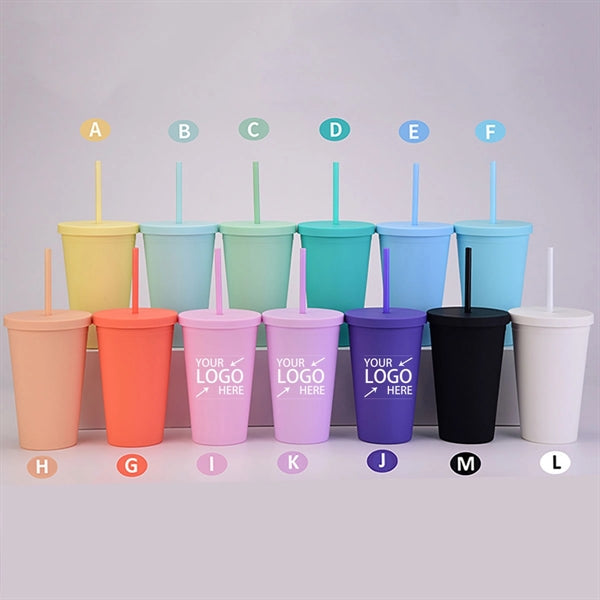 16Oz Colorful Tumbler Cup