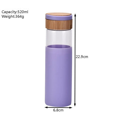 Portable Drinking Glass Bottle