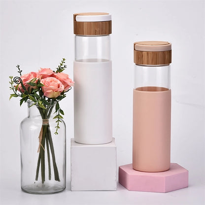 Portable Drinking Glass Bottle