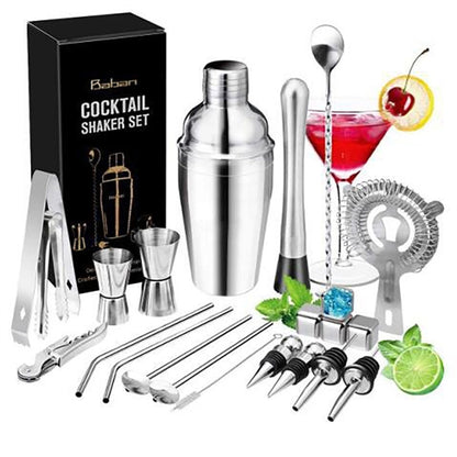 22Pcs Bartender Kit
