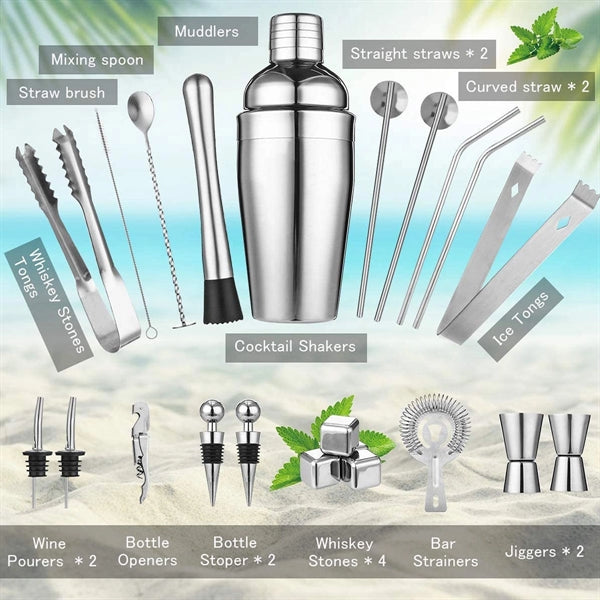 22Pcs Bartender Kit