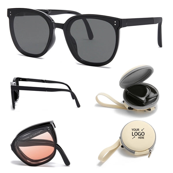Foldable Polarized Sunglasses With Case