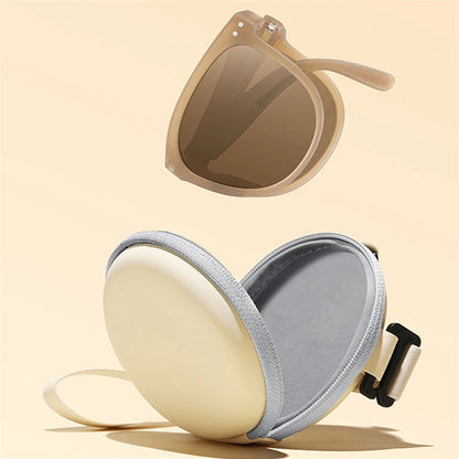 Foldable Polarized Sunglasses With Case