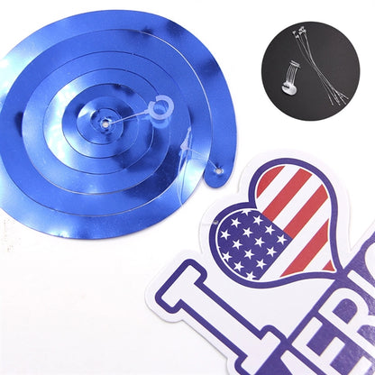 July 4Th Hanging Swirl Decorations