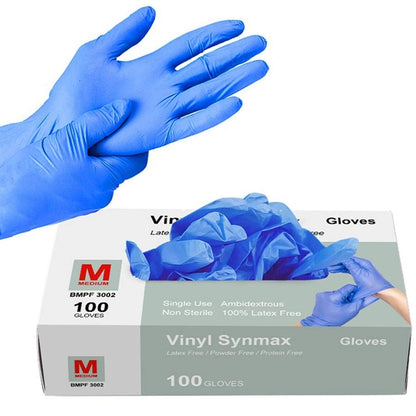 Disposable Blue Nitrile Gloves For Household Cleaning