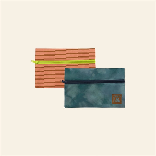 ZIP FRONT POUCHES - Small - 4cp 1000d RPET