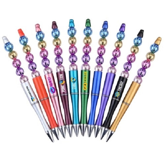 Custom Beaded Promotional Pens