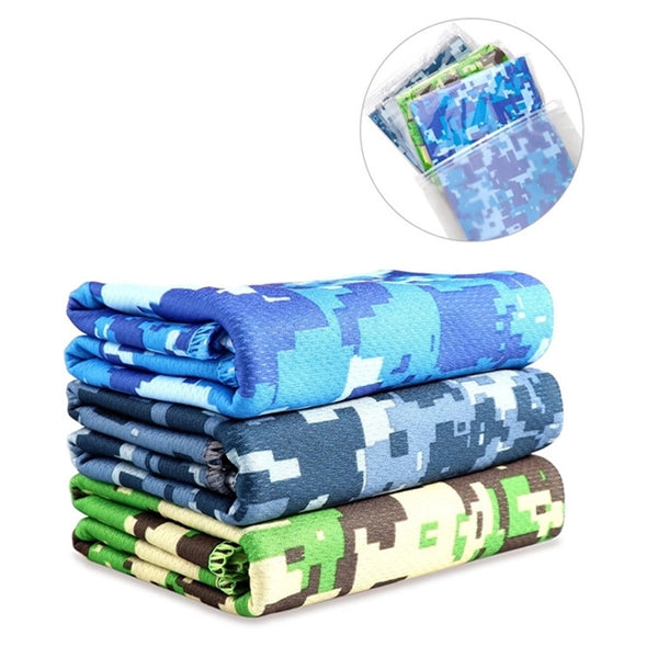 Outdoor Camouflage Ice Cooling Towel