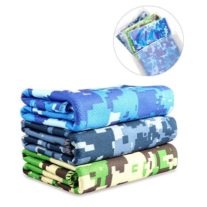Outdoor Camouflage Ice Cooling Towel