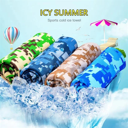 Outdoor Camouflage Ice Cooling Towel