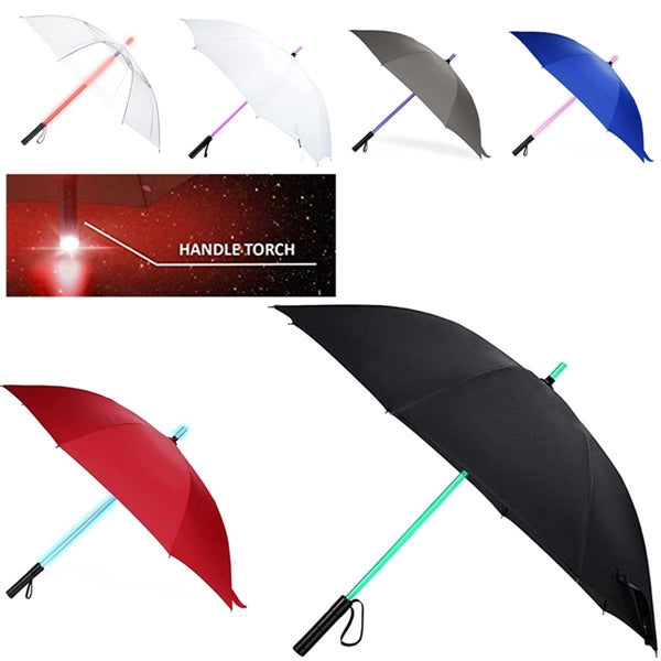 Led Lightsaber Light Up Golf Umbrella