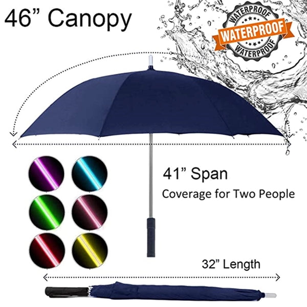 Led Lightsaber Light Up Golf Umbrella