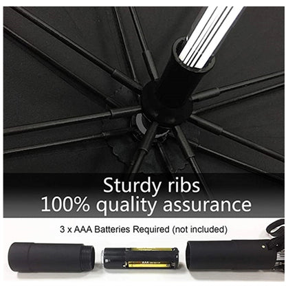 Led Lightsaber Light Up Golf Umbrella