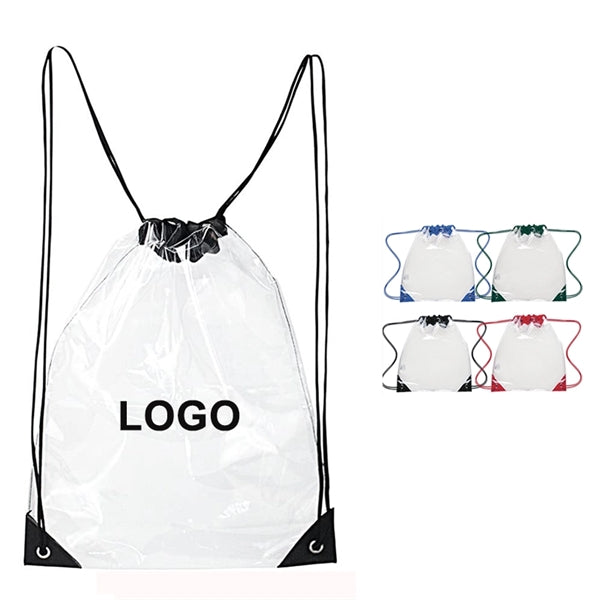 PVC Clear Drawstring Bag