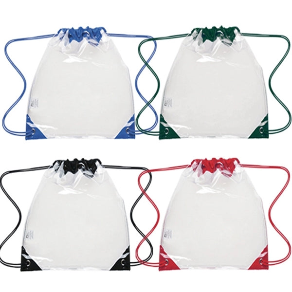 PVC Clear Drawstring Bag