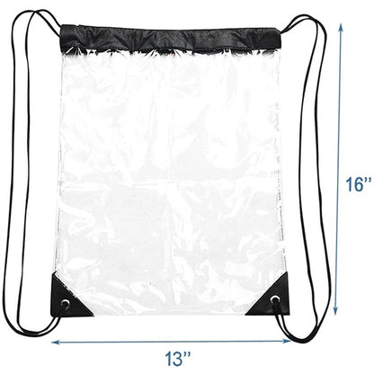 PVC Clear Drawstring Bag