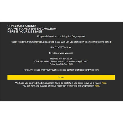 Puzzle Mailer - The Enigmagram an Escape Room Puzzle Gift