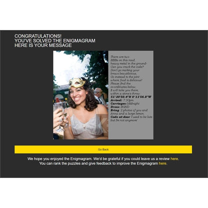 Puzzle Mailer - The Enigmagram an Escape Room Puzzle Gift