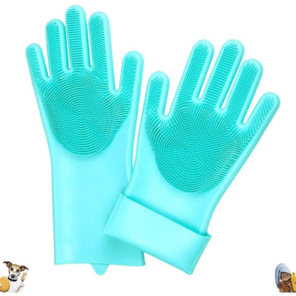 Silicone Pet Bath Gloves