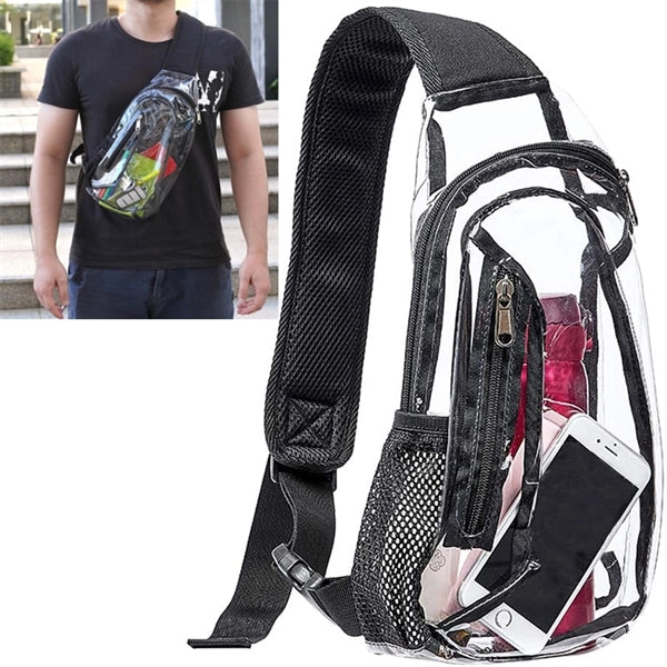 Transparent Crossbody Shoulder Backpack