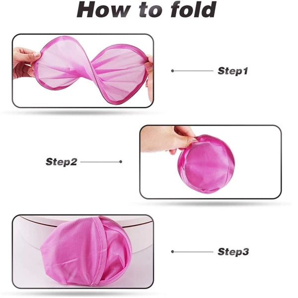 Foldable Flying Disc Pocket Fan With Bag
