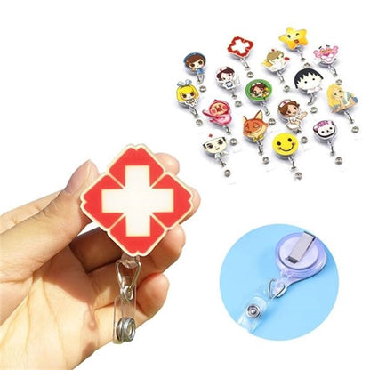 Retractable Custom Shape Acrylic Badge Reel Holder